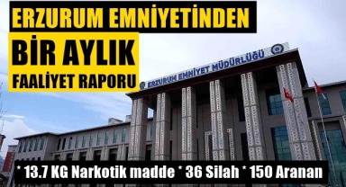 Erzurum Emniyetinden Başarılı Operasyonlar