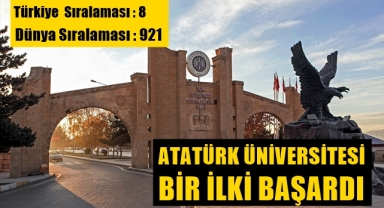 Atatürk Üniversitesi bir ilki başardı