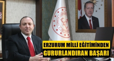 Erzurum Milli Eğitiminden Gururlandıran Başarı