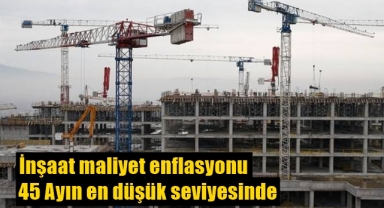 İnşaat maliyet enflasyonunda düşüş devam ediyor.