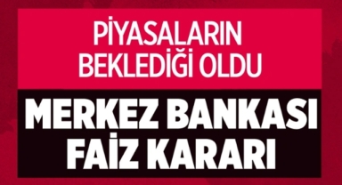 Merkez Bankası Faiz İndirimine Devam Etti