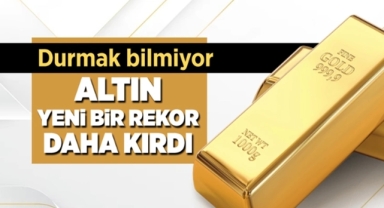 Ons altın durdurulamıyor