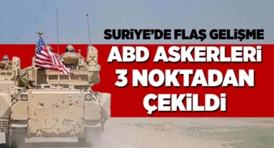 Suriye'de flaş gelişme