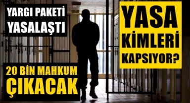Yargı paketi yasalaştı