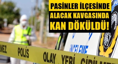 Pasinler'de alacak kavgasında kan döküldü!
