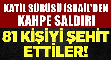 Terör devleti İsrail kana doymuyor