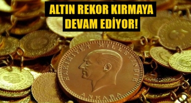 Altın rekorunu tazeledi