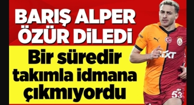 Barış Alper Galatasaray taraftarından özür diledi