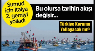 Sumud Filosu için donanma çıkardılar