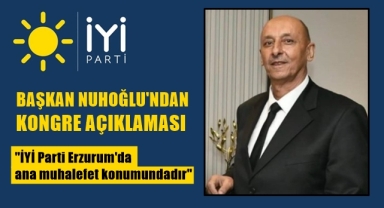 Başkan Nuhoğlu'ndan Kongre Açıklaması