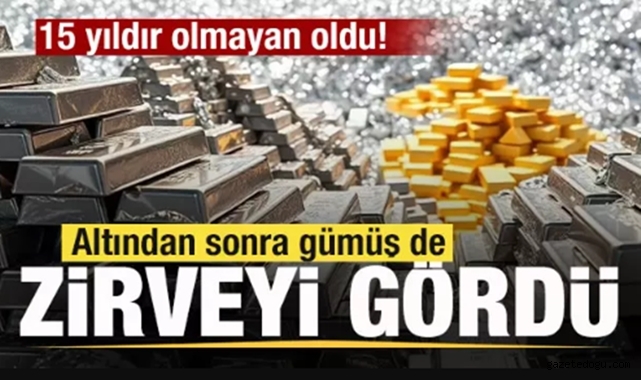 Gümüş zirveyi zorluyor