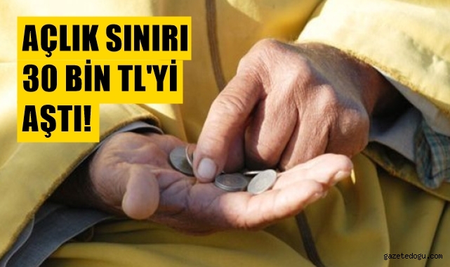 Açlık sınırı asgari ücreti aştı