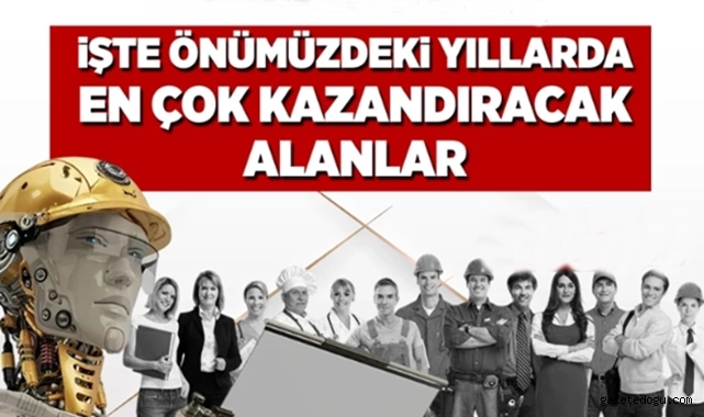 Geleceğin meslekleri belli oldu