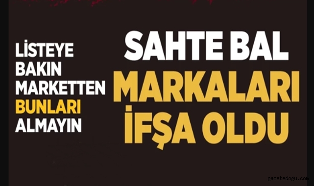 Sahte bal markaları ifşa oldu