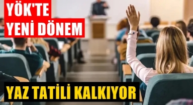Yaz tatili kalkıyor