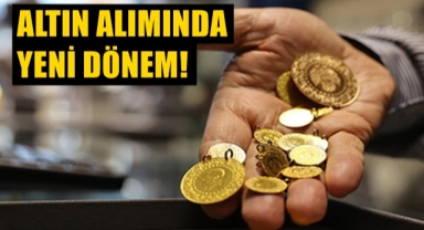 Altın alımında yeni dönem