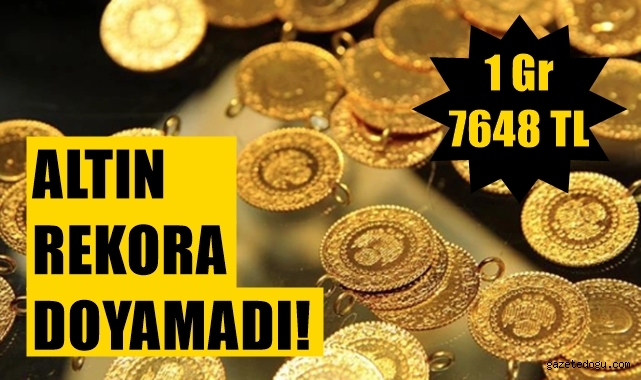 Altın rekora doyamadı