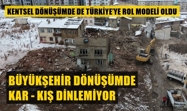 Büyükşehir Erzurum'un çehresini değiştirdi