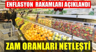 Enflasyon rakamları açıklandı