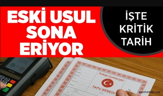 Tapuda yeni dönem başlıyor