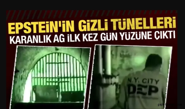Epstein evinin gizli tünelleri görüntülendi