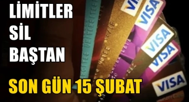 Kart limitlerinde yeni dönem