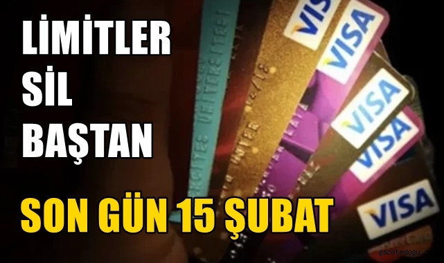 Kart limitlerinde yeni dönem