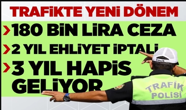 Trafikte cezalar katlanıyor