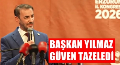 Başkan Yılmaz güven tazeledi