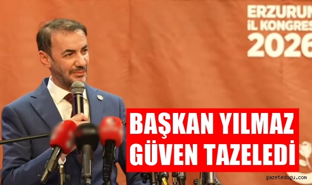 Başkan Yılmaz güven tazeledi