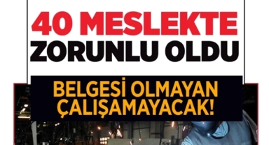 Belgesi olmayan çalışamayacak