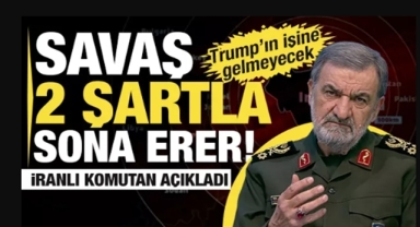 İran'lı komutan barış şartlarını açıkladı