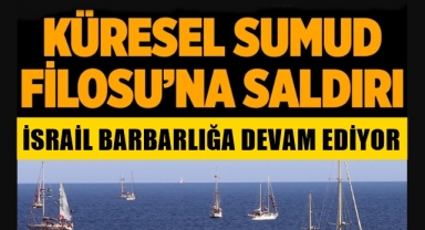 İsrail Sumud Filosuna yine saldırdı