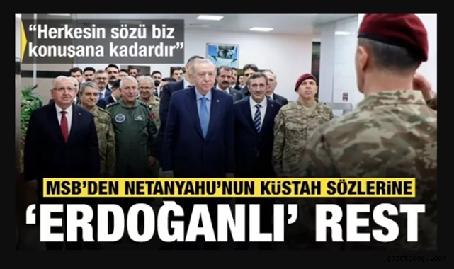 Milli Savunma Bakanlığı'ndan Net Mesaj