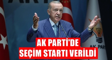 AK Parti'de seçim startı verildi