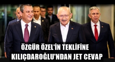 Kılıçdaroğlu, Özel'in teklifini reddetti