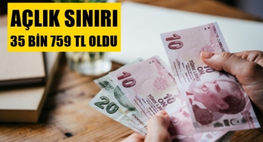 Açlık sınırı 35 bin 759 TL oldu