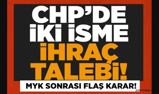 CHP'de ihraçlar devam ediyor