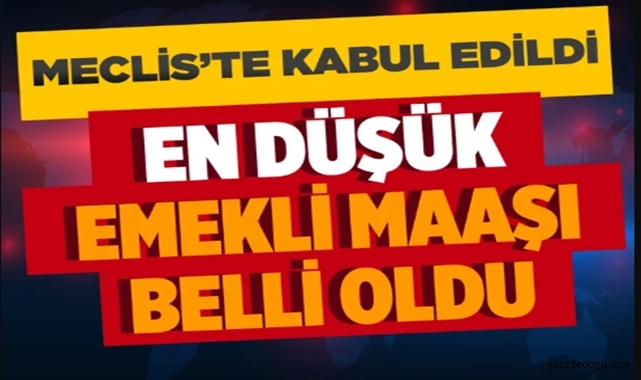 En düşük emekli maaşı belli oldu