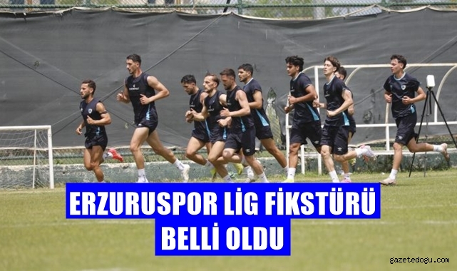 Erzurumspor lig fikstürü belli oldu