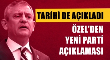 Özgür Özel'den yeni parti açıklaması