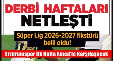 Süper Lig maç programı belli oldu