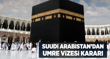 Umre vizesinde yeni gelişme