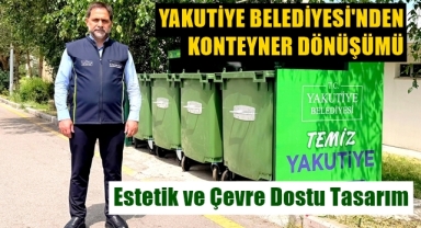 Yakutiye Belediyesi'nden Çevre Dostu Konteyner Sistemi
