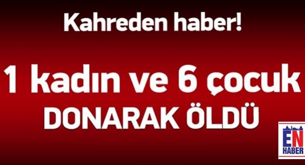 7 Kişi Donarak Öldü