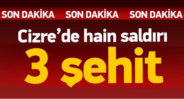 Acı Haber Cizre'den Geldi