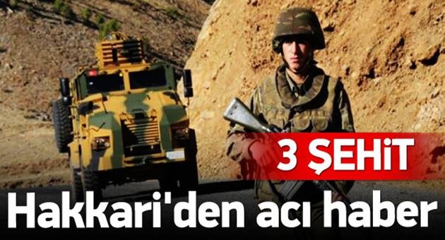 Acı Haber Hakkari'den Geldi