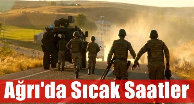 Ağrı'da Teröristlerle Çatışma