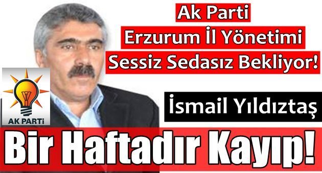 Ak Parti Erzurum İl Yönetimi, Yok Gibi!