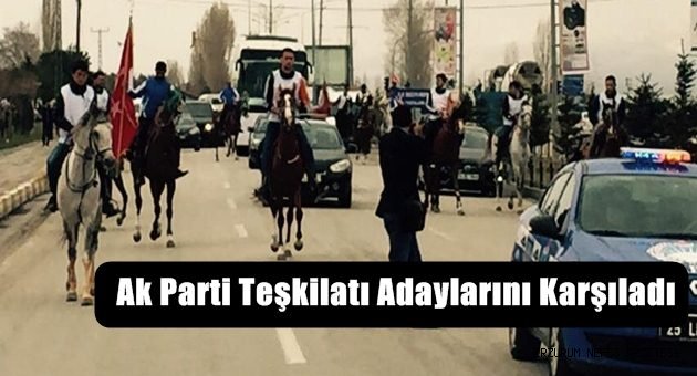 Ak Parti Erzurum'da Adaylarını Karşıladı